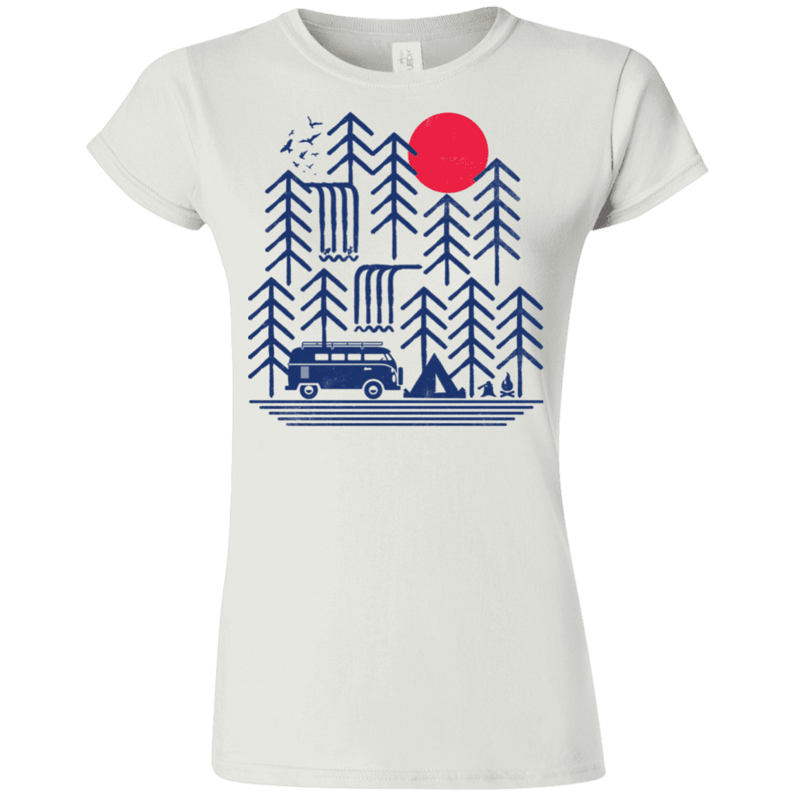 T-Shirts White / S Road Trip Days Junior Slimmer-Fit T-Shirt