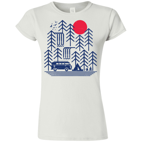 T-Shirts White / S Road Trip Days Junior Slimmer-Fit T-Shirt