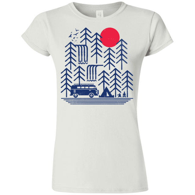 T-Shirts White / S Road Trip Days Junior Slimmer-Fit T-Shirt