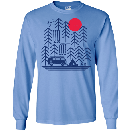 T-Shirts Carolina Blue / S Road Trip Days Men's Long Sleeve T-Shirt