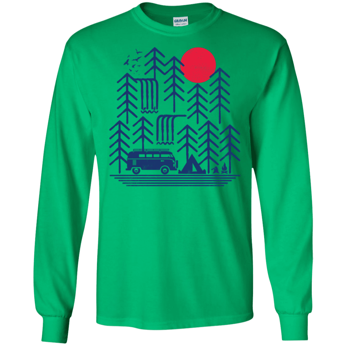 T-Shirts Irish Green / S Road Trip Days Men's Long Sleeve T-Shirt