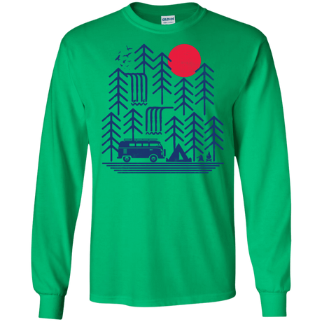 T-Shirts Irish Green / S Road Trip Days Men's Long Sleeve T-Shirt