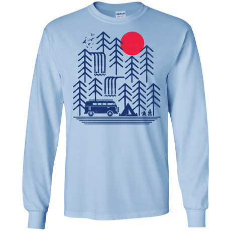 T-Shirts Light Blue / S Road Trip Days Men's Long Sleeve T-Shirt