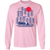 T-Shirts Light Pink / S Road Trip Days Men's Long Sleeve T-Shirt