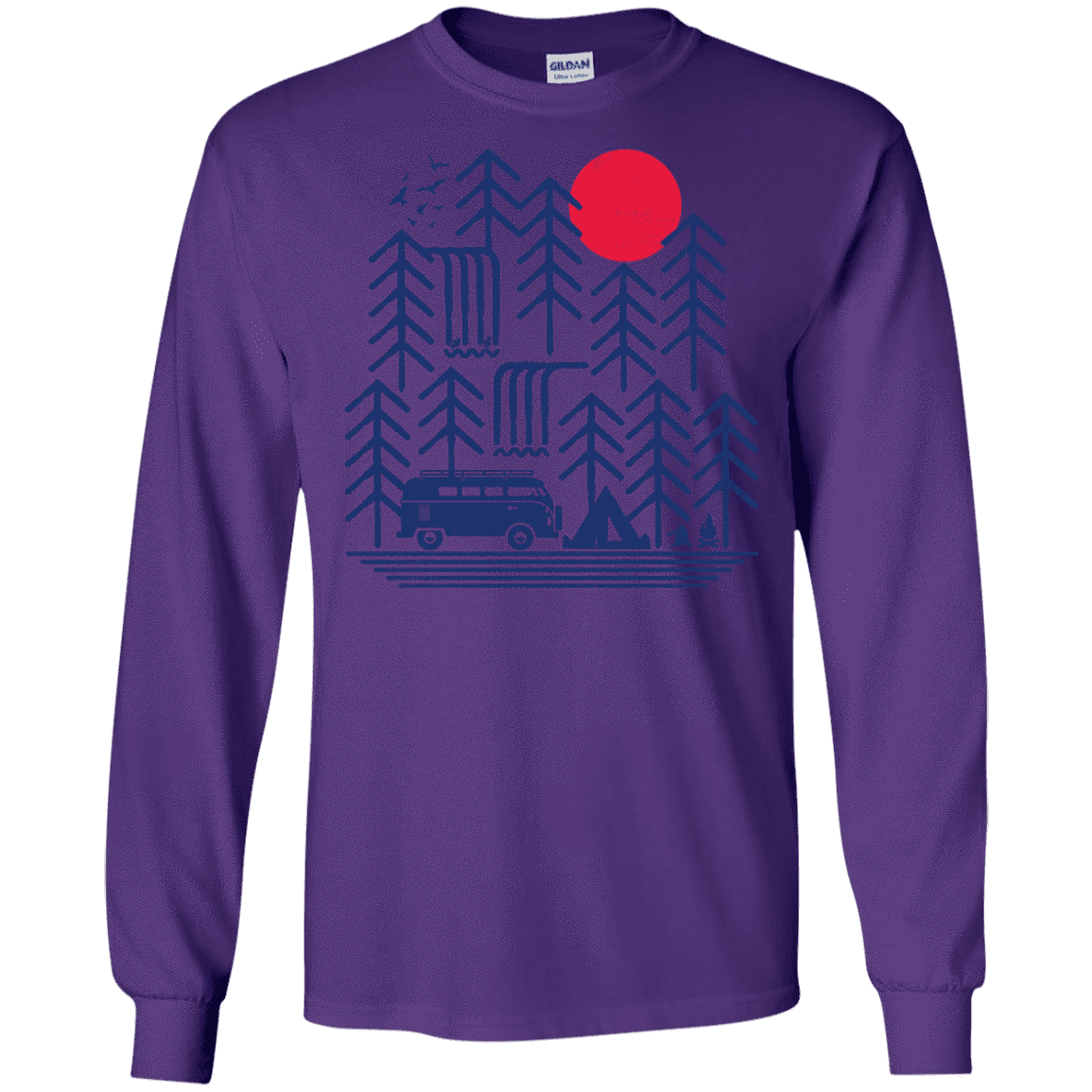 T-Shirts Purple / S Road Trip Days Men's Long Sleeve T-Shirt