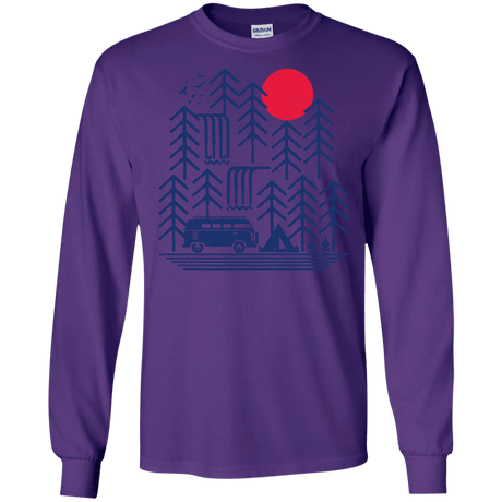 T-Shirts Purple / S Road Trip Days Men's Long Sleeve T-Shirt