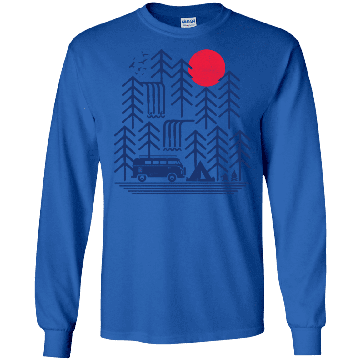 T-Shirts Royal / S Road Trip Days Men's Long Sleeve T-Shirt