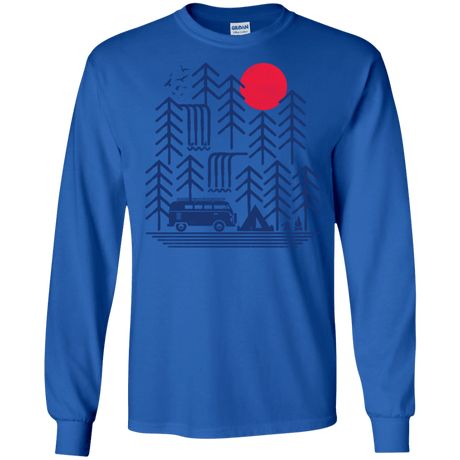 T-Shirts Royal / S Road Trip Days Men's Long Sleeve T-Shirt