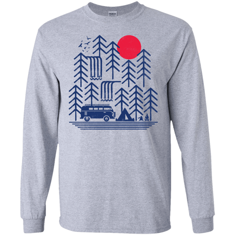 T-Shirts Sport Grey / S Road Trip Days Men's Long Sleeve T-Shirt