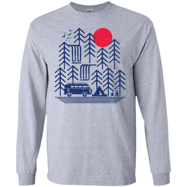 T-Shirts Sport Grey / S Road Trip Days Men's Long Sleeve T-Shirt