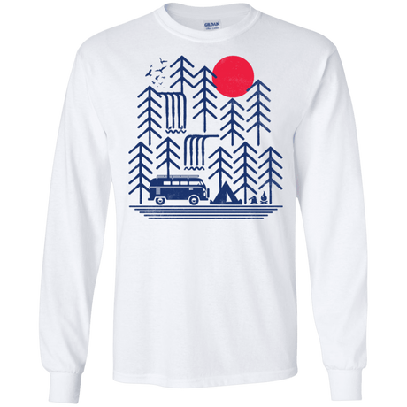 T-Shirts White / S Road Trip Days Men's Long Sleeve T-Shirt