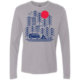 T-Shirts Heather Grey / S Road Trip Days Men's Premium Long Sleeve