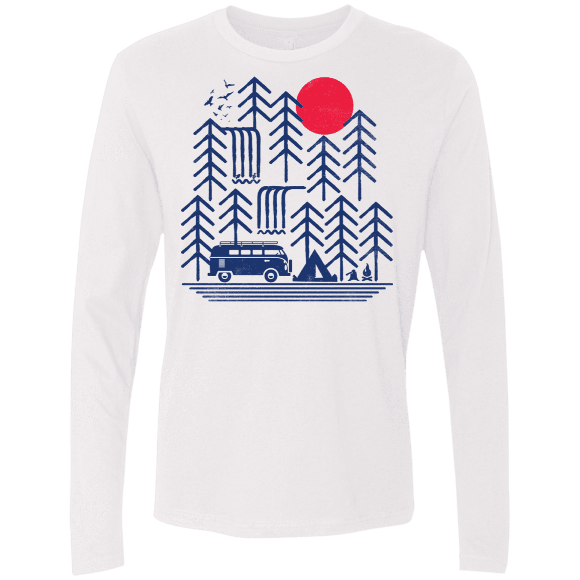 T-Shirts White / S Road Trip Days Men's Premium Long Sleeve