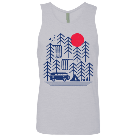 T-Shirts Heather Grey / S Road Trip Days Men's Premium Tank Top