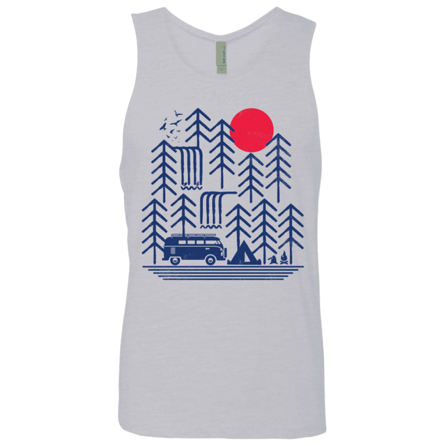 T-Shirts Heather Grey / S Road Trip Days Men's Premium Tank Top