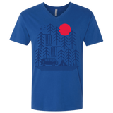 T-Shirts Royal / X-Small Road Trip Days Men's Premium V-Neck