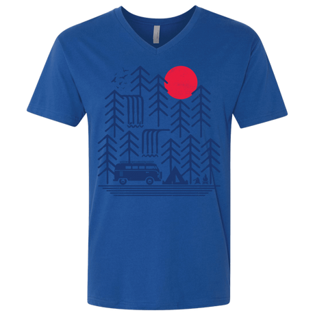 T-Shirts Royal / X-Small Road Trip Days Men's Premium V-Neck