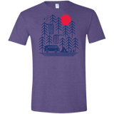 T-Shirts Heather Purple / S Road Trip Days Men's Semi-Fitted Softstyle