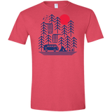 T-Shirts Heather Red / S Road Trip Days Men's Semi-Fitted Softstyle