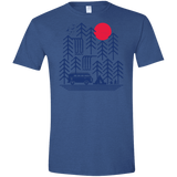 T-Shirts Heather Royal / X-Small Road Trip Days Men's Semi-Fitted Softstyle
