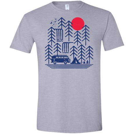 T-Shirts Sport Grey / X-Small Road Trip Days Men's Semi-Fitted Softstyle