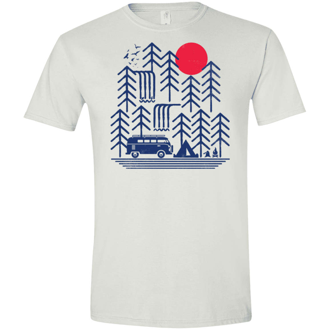 T-Shirts White / X-Small Road Trip Days Men's Semi-Fitted Softstyle