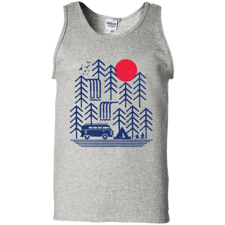 T-Shirts Ash / S Road Trip Days Men's Tank Top