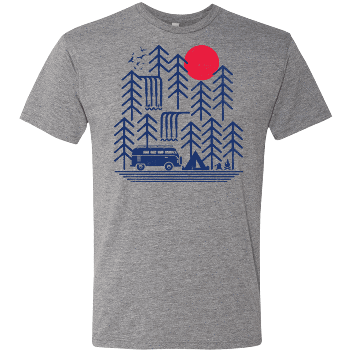 T-Shirts Premium Heather / S Road Trip Days Men's Triblend T-Shirt