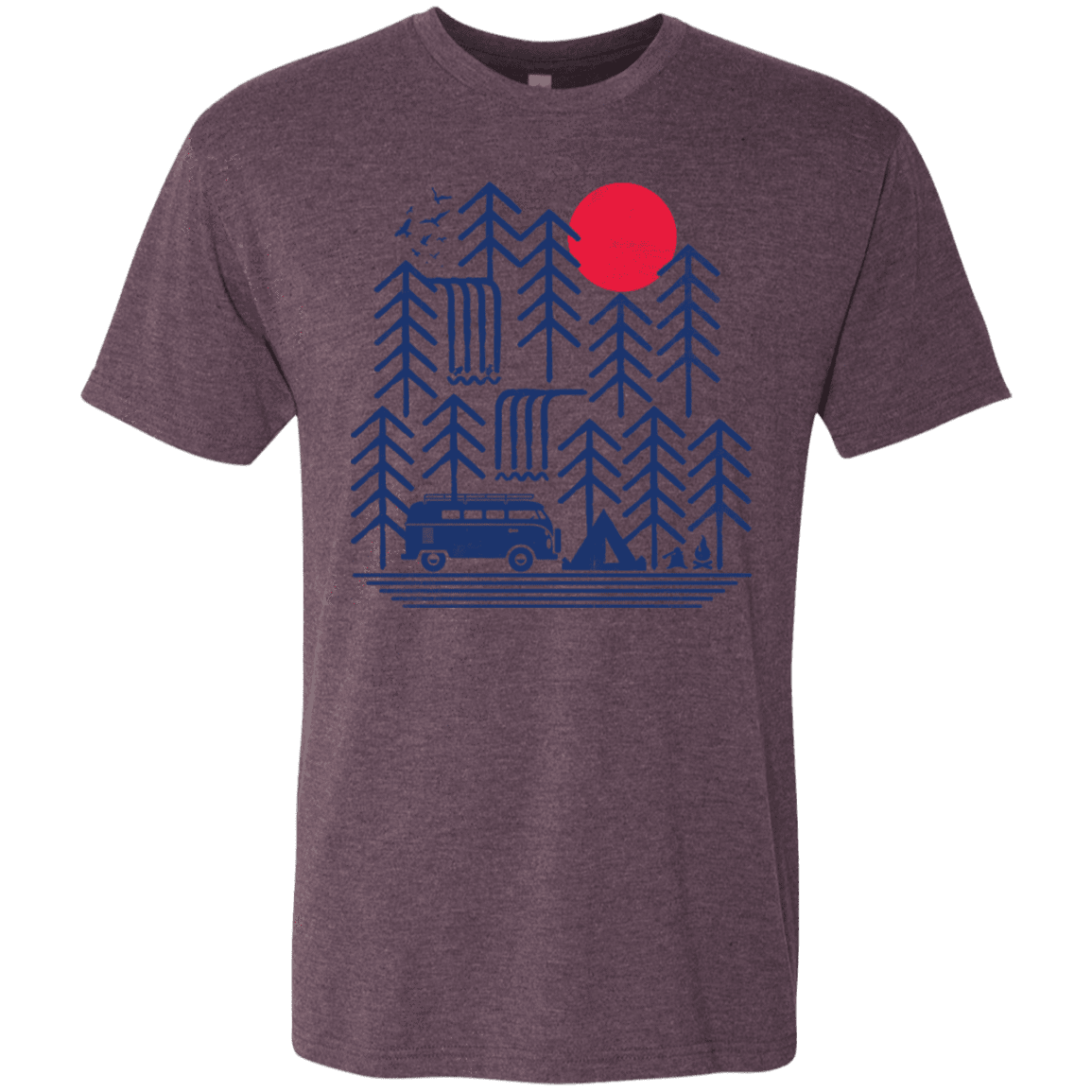 T-Shirts Vintage Purple / S Road Trip Days Men's Triblend T-Shirt