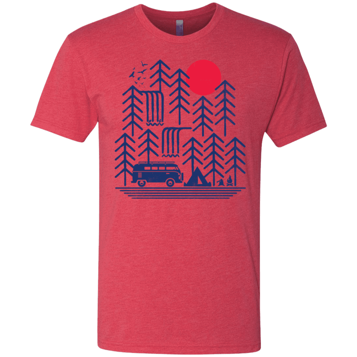 T-Shirts Vintage Red / S Road Trip Days Men's Triblend T-Shirt