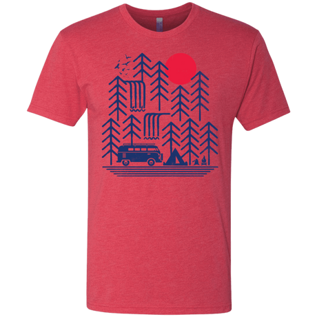 T-Shirts Vintage Red / S Road Trip Days Men's Triblend T-Shirt