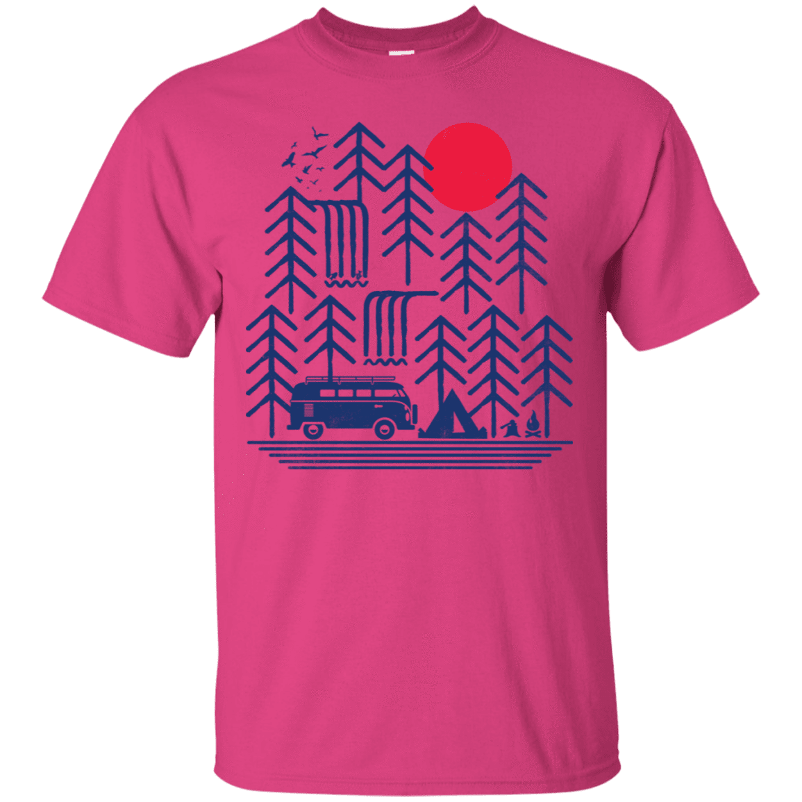 T-Shirts Heliconia / S Road Trip Days T-Shirt