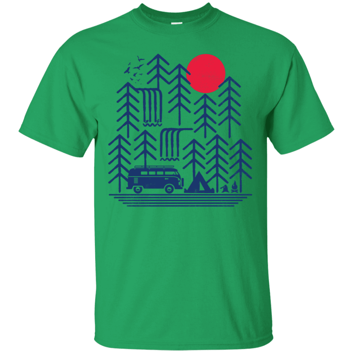 T-Shirts Irish Green / S Road Trip Days T-Shirt