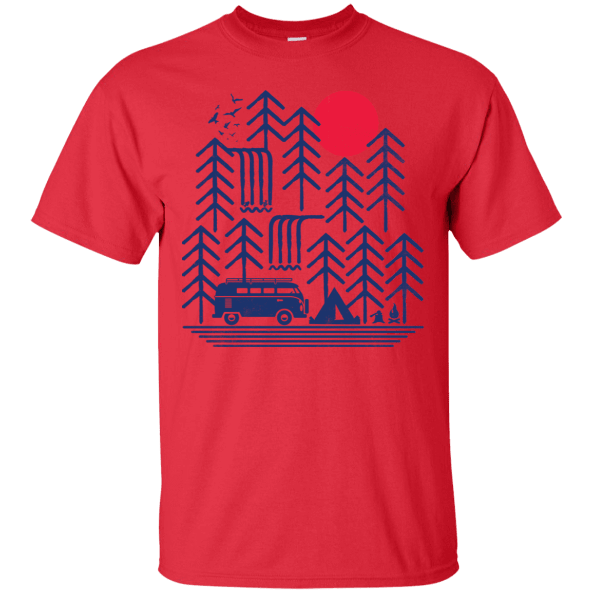 T-Shirts Red / S Road Trip Days T-Shirt