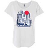 T-Shirts Heather White / X-Small Road Trip Days Triblend Dolman Sleeve