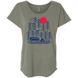 T-Shirts Venetian Grey / X-Small Road Trip Days Triblend Dolman Sleeve