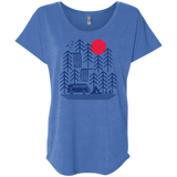T-Shirts Vintage Royal / X-Small Road Trip Days Triblend Dolman Sleeve