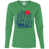 T-Shirts Irish Green / S Road Trip Days Women's Long Sleeve T-Shirt