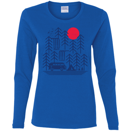 T-Shirts Royal / S Road Trip Days Women's Long Sleeve T-Shirt