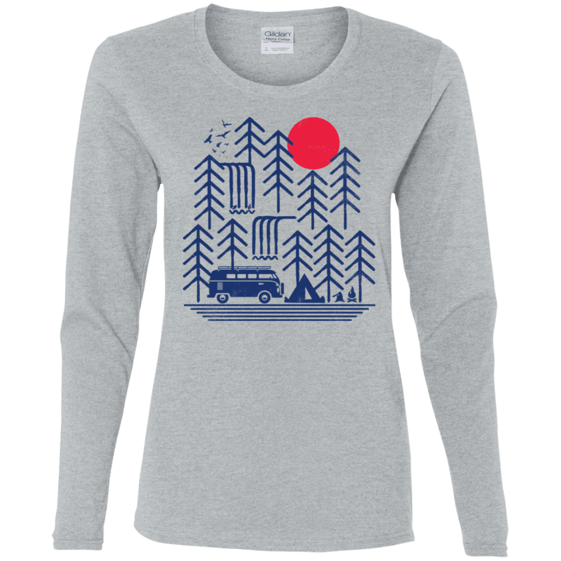 T-Shirts Sport Grey / S Road Trip Days Women's Long Sleeve T-Shirt