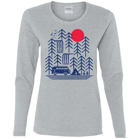 T-Shirts Sport Grey / S Road Trip Days Women's Long Sleeve T-Shirt