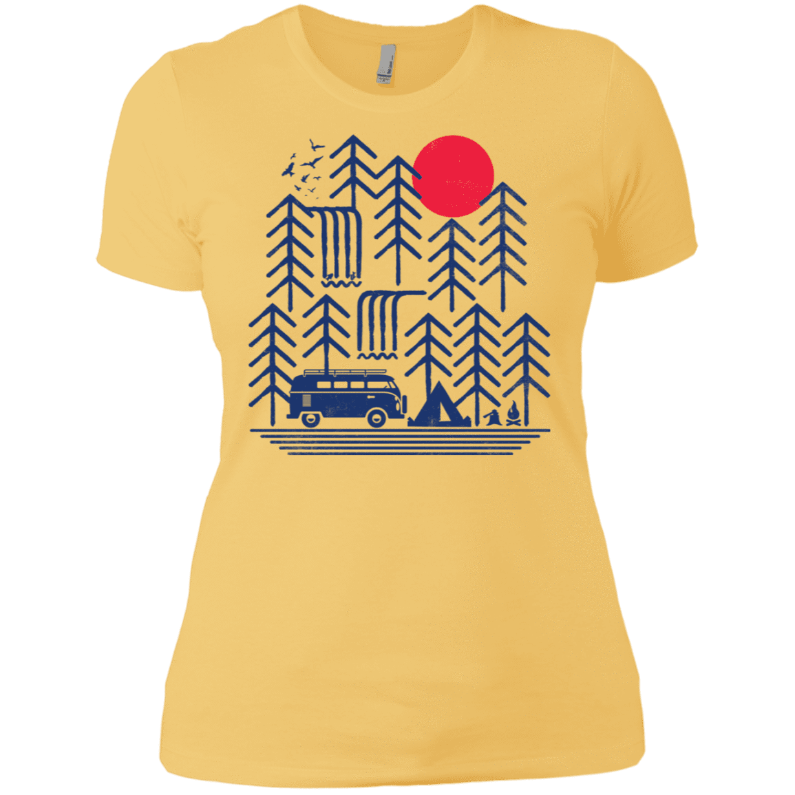 T-Shirts Banana Cream/ / X-Small Road Trip Days Women's Premium T-Shirt