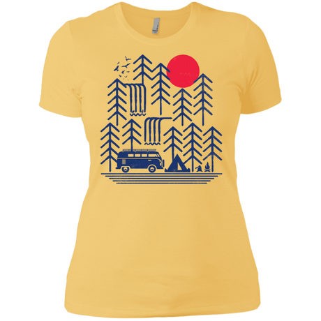 T-Shirts Banana Cream/ / X-Small Road Trip Days Women's Premium T-Shirt