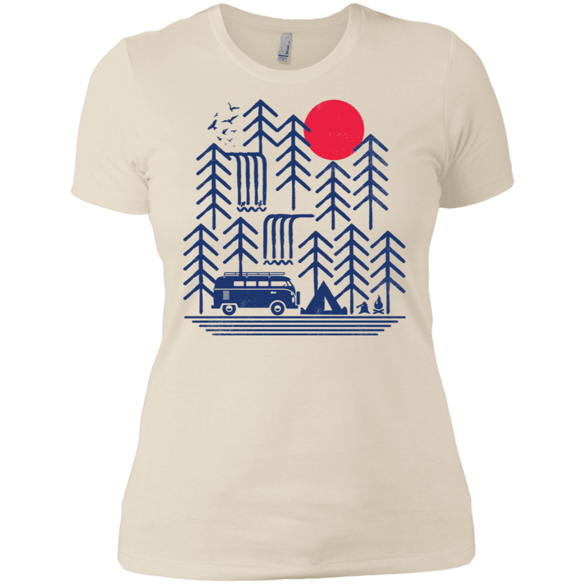 T-Shirts Ivory/ / X-Small Road Trip Days Women's Premium T-Shirt