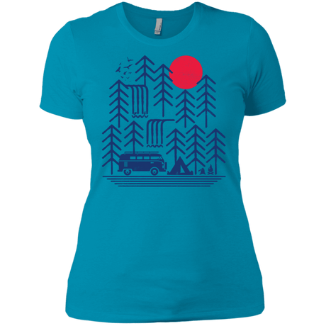 T-Shirts Turquoise / X-Small Road Trip Days Women's Premium T-Shirt