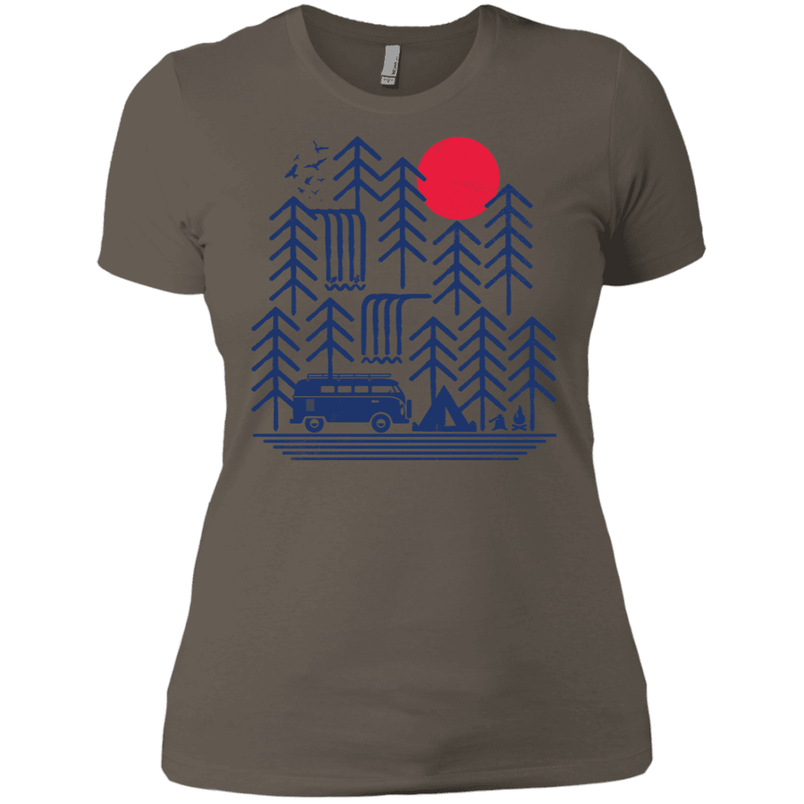 T-Shirts Warm Grey / X-Small Road Trip Days Women's Premium T-Shirt