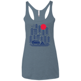 T-Shirts Indigo / X-Small Road Trip Days Women's Triblend Racerback Tank