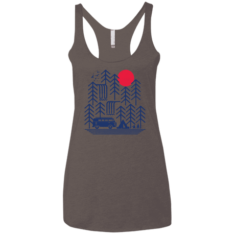 T-Shirts Macchiato / X-Small Road Trip Days Women's Triblend Racerback Tank