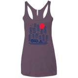 T-Shirts Vintage Purple / X-Small Road Trip Days Women's Triblend Racerback Tank