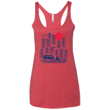 T-Shirts Vintage Red / X-Small Road Trip Days Women's Triblend Racerback Tank
